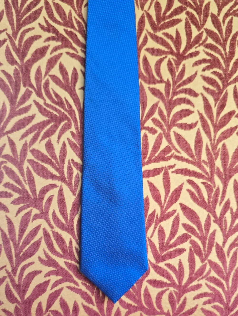 Classic Blue Men's Solid Knit Tie